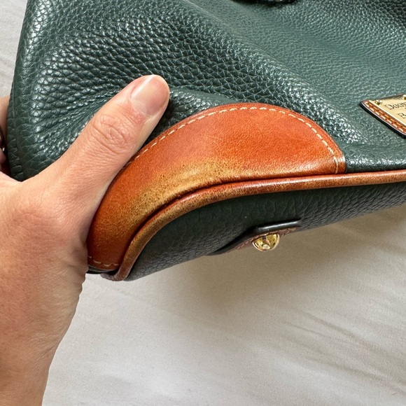Dooney & Bourke Green Pebble Grain Hobo bag / purse - Picture 4 of 9